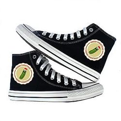 Awesome Pickle Rick Converse Shoes