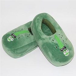 Pickle Rick Winter Plush Shoes