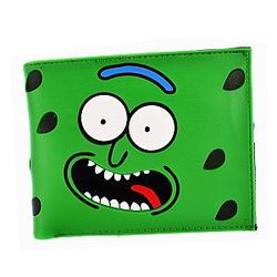 Rick And Morty Hot Anime Green Wallet