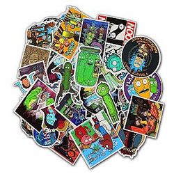50Pcs Rick and Morty Sticker [ Pack of 3 ]