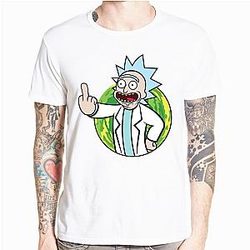 Midde Fingger Rick Casual T-shirt