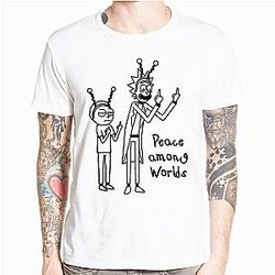 Rick And Morty Peace Among World Awesome T-shirt