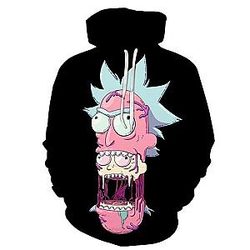 Funny Rick Sanchez 3D Hoodie