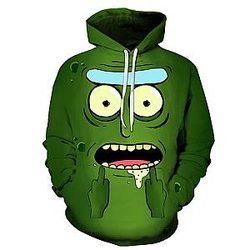 Pickle Rick Cute 2020 3D Hoodie