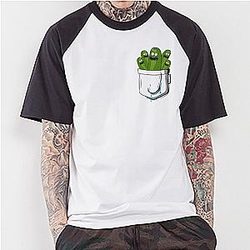 Funny 2020 Pickle Rick Raglan T-shirt