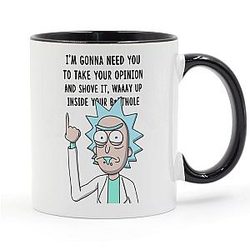 Shove it up Rick And Morty Printed Mug