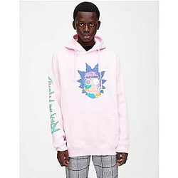 Rick &amp; Morty Pink Hoodie