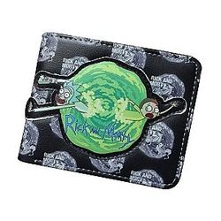 Rick And Morty Cool Black Short Wallet