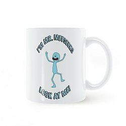 Rick and Morty Mr Meeseeks Milk Ceramic Cup