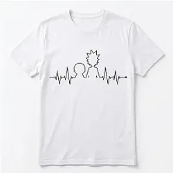Blanc DTNK0907 Rick and Morty T-Shirts