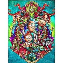 Vibrant DTNK0907 Rick and Morty Posters
