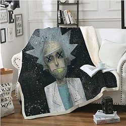 2020 Rick And Morty 3D Print Soft Blanket