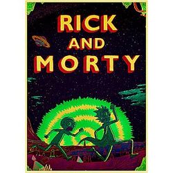 New 2020 Rick And Morty Retro Poster