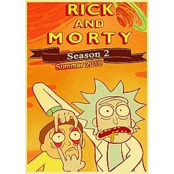 Rick And Morty Season 2 Retro Poster