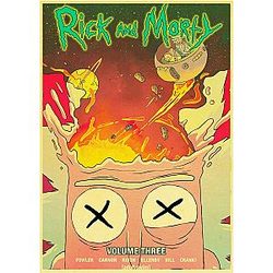 Rick And Morty Volume 3 Retro Poster