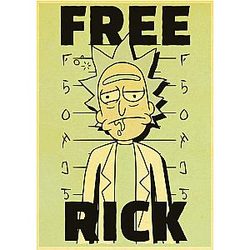 Free Rick Retro Poster
