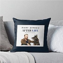 Ricky Gervais Afterlife Mouse Throw Pillow
