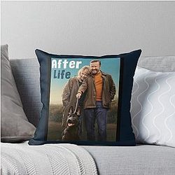 Ricky Gervais Afterlife Throw Pillow