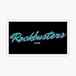 Ricky Gervais Karl Pilkington XFM Rockbusters Black Variant Sticker