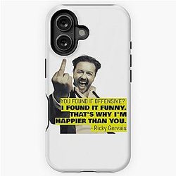 Ricky Gervais Quote You Found It Funny I Found It Offensive Tough iPhone Case