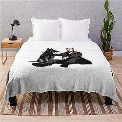Ricky Gervais Afterlife throw blanket