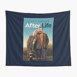 Ricky Gervais Nach dem Leben Poster Tapestry