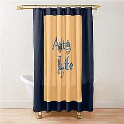Ricky Gervais afterlife Graphic Shower Curtain