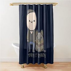 of Ricky Gervais Afterlife Shower Curtain