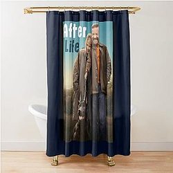 Ricky Gervais Afterlife Shower Curtain