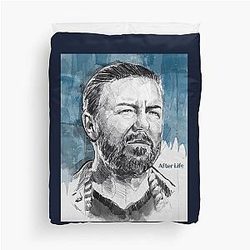 Ricky Gervais After Life Cap Duvet Cover