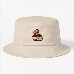 Karl Pilkington and Ricky Gervais Bucket Hat