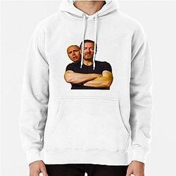 Karl Pilkington and Ricky Gervais Pullover Hoodie