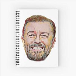 Ricky Gervais Spiral-Notebook