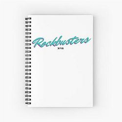 Ricky Gervais Karl Pilkington XFM Rockbusters Spiral Notebook