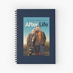 Ricky Gervais Afterlife Spiral Notebook
