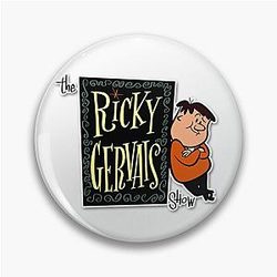 The Ricky Gervais Show Logo XFM Pin
