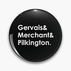 The Ricky Gervais Show - Gervais, Merchant & Pilkington Pin
