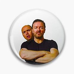 Karl Pilkington and Ricky Gervais Pin