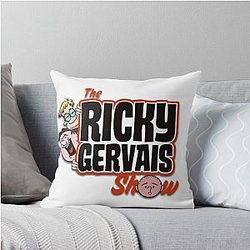 The Ricky Gervais Show XFM Throw Pillow