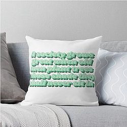 Ricky Gervais Afterlife Quote Throw Pillow