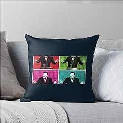 Ricky Gervais Cap Throw Pillow
