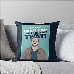 Ricky Gervais Afterlife Throw Pillow