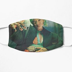 Rina Sawayama "Dynasty" Orange and Green Design Flat Mask RB0211