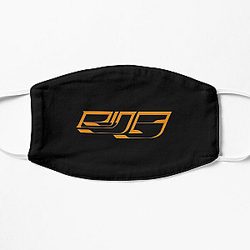 Orange Rina Sawayama Logo Merch Flat Mask RB0211