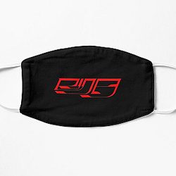 Red Rina Sawayama Logo Merch Flat Mask RB0211