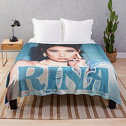 RINA SAWAYAMA  V3 Poster Throw Blanket RB0211