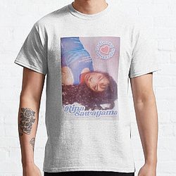 Rina Sawayama "Ordinary Superstar" Pink and Baby Blue Design Classic T-Shirt RB0211