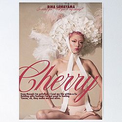 Rina Sawayama Cherry Design Poster RB0211