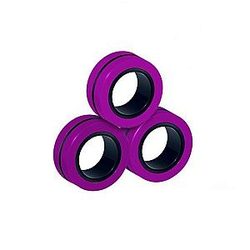 Purple Spinner Ring Fidget for Stress Relief