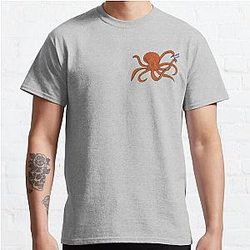 Pan Flag T-shirts - Pan Pride Octopus Classic T-Shirt Flagship